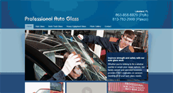 Desktop Screenshot of professionalautoglassofcenfl.com