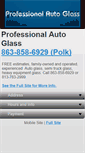 Mobile Screenshot of professionalautoglassofcenfl.com